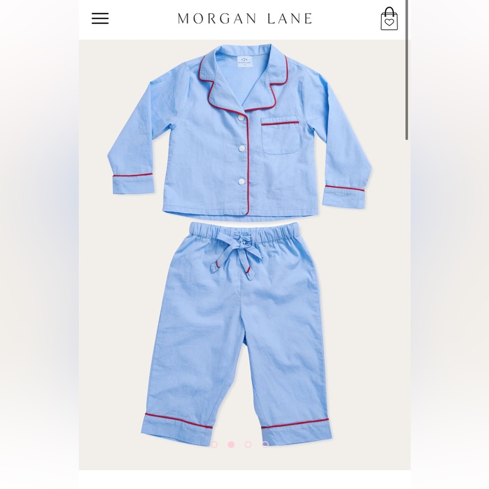 NWT Morgan Lane Asher Pj Set In Cornflower